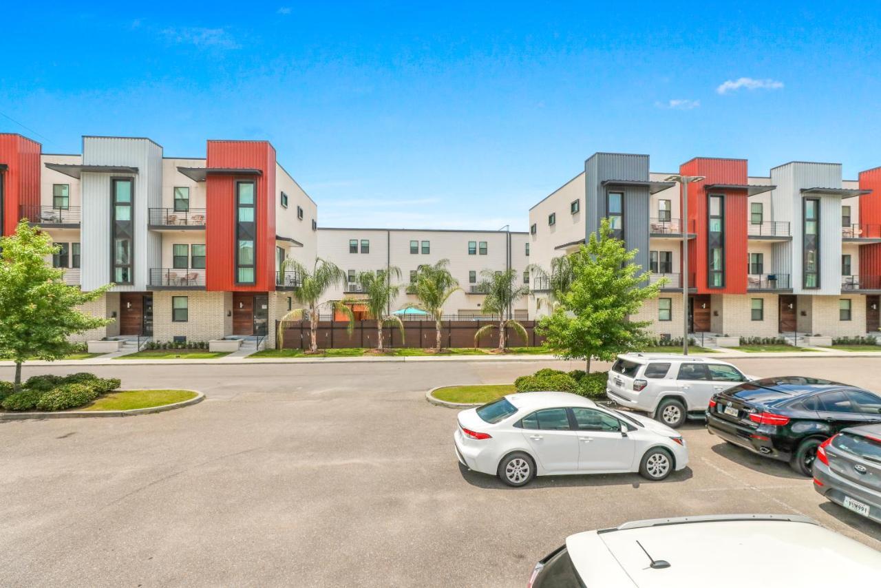 Modern 4Br Townhouse In Bienville Villas نيو أورلينز المظهر الخارجي الصورة